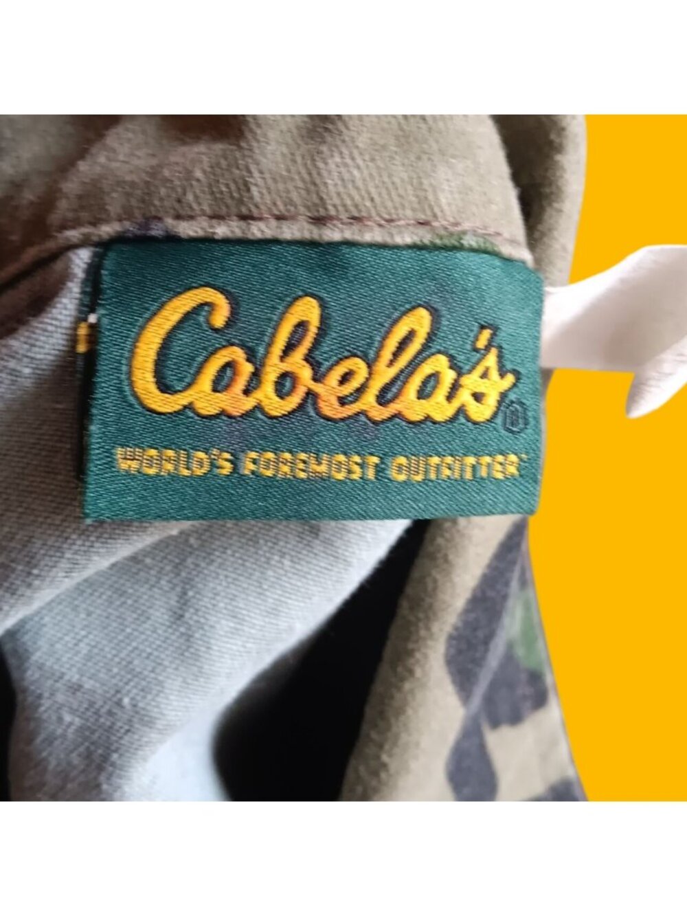 True Vintage Hunting Shirt Small Cabela's USA Made Camo Men's Small 1990's